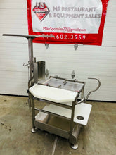 Load image into Gallery viewer, Face To Face Slicer Deli Buddy Mobile Stainless Cart Tested &amp; Working!