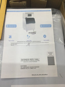 Scotsman (2021) NEW IN BOX HID312A-1A Nugget Ice Machine, Water Dispenser, Stand