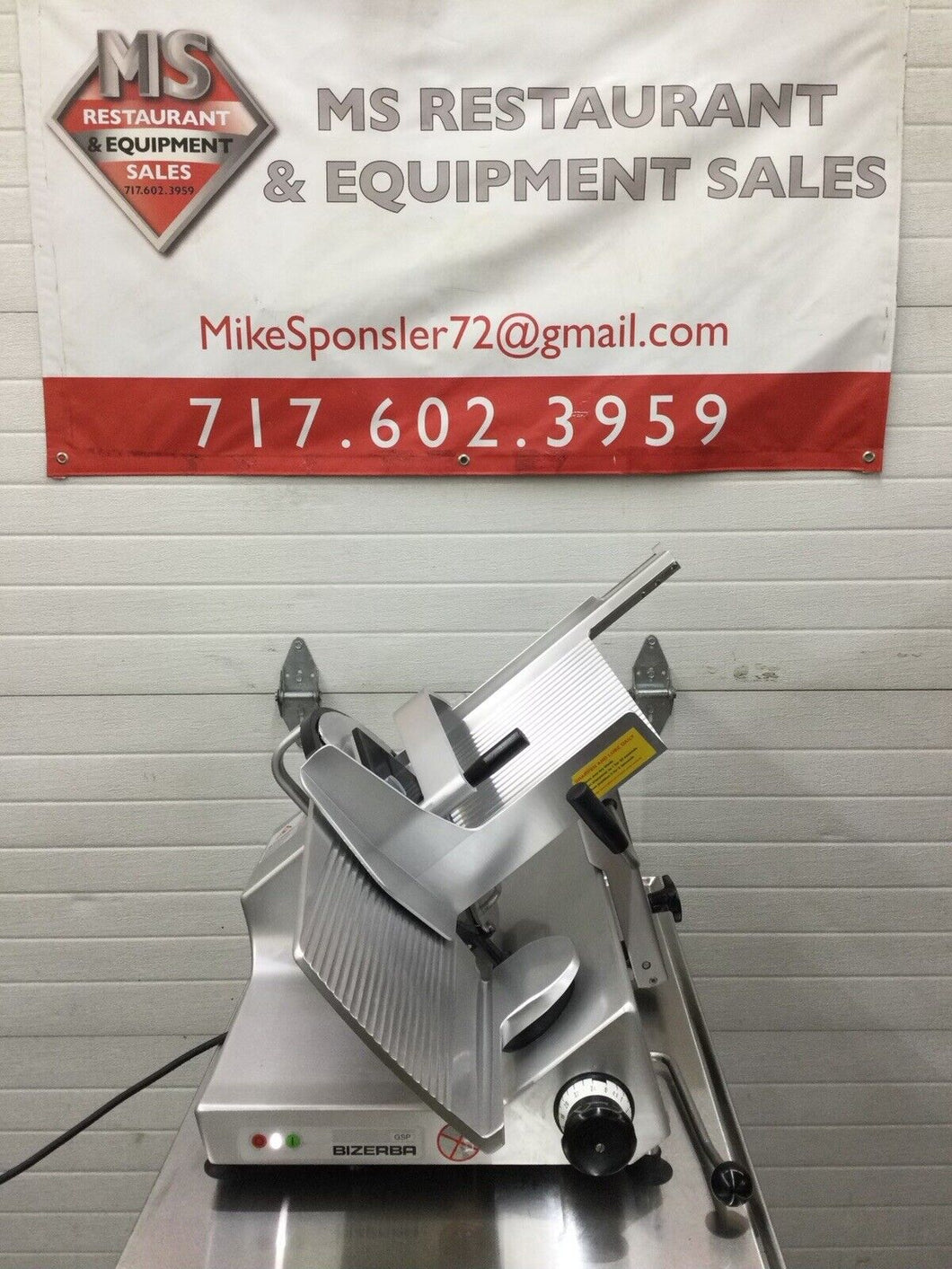 Bizerba GSPH 2014 Deli Slicer Tested and Working!