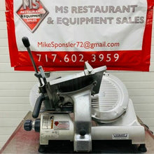 Load image into Gallery viewer, Hobart 2812 Manual Safety Deli, Meat, Cheese, Gravity Feed Slicer Refurbished