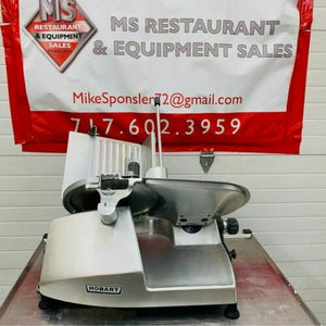 Hobart 2812 Manual Safety Deli, Meat, Cheese, Gravity Feed Slicer Refurbished