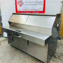 Load image into Gallery viewer, Randell PH72E3 72&quot; Sandwich Subs Deli Pizza Refrigerated Prep Make Table