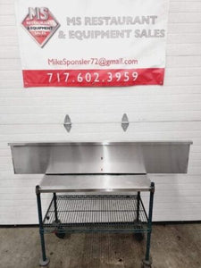 Liquor Speed Rail 60” Hang On Stainless Steel Single Tier!