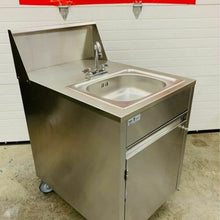 Load image into Gallery viewer, Qual Serv WMSC24MS Stainless Steel Portable Sink, Hot Water Tested &amp; Working
