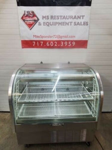 Beverage Air CDR4-1 Stainless Curved Glass Ref. Deli Case 49” Working!