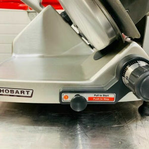 Hobart 2812 Manual Safety Deli, Meat, Cheese, Gravity Feed Slicer Refurbished